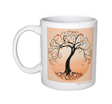 Arbre de vie automne tasse