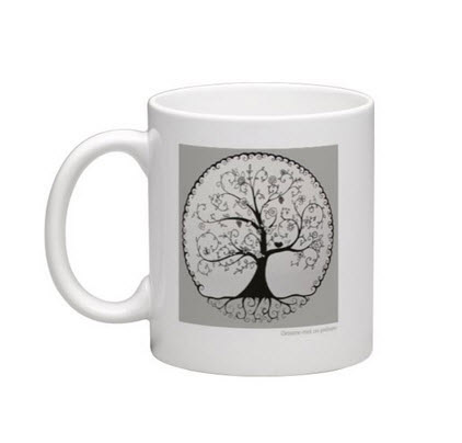 Arbre de vie hiver tasse